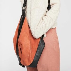 Free People Serena Suede Leather Backpack Bag